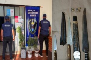 Allanamiento en Salavina por intento de homicidio: secuestran armas y plantas de cannabis